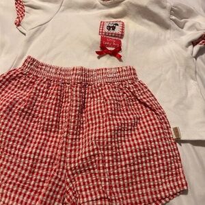 Baby Girl Ladybug Matching Set